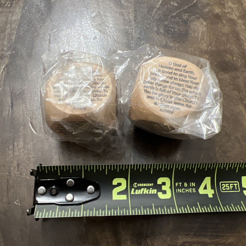 Wooden Prayer Cubes 3/4” x 3/4”
