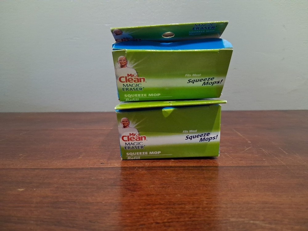 Mr Clean Magic Eraser Universal Mop Refill Type A Fits Most Squeeze Mops 2 pack