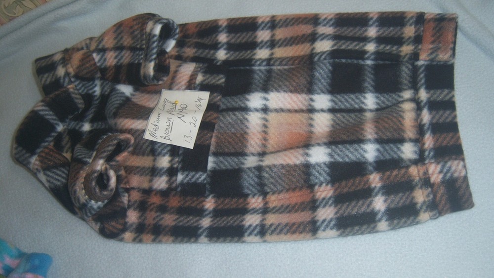 M's Medium Dog Fleece Sweaters Hand Made 56 years experience