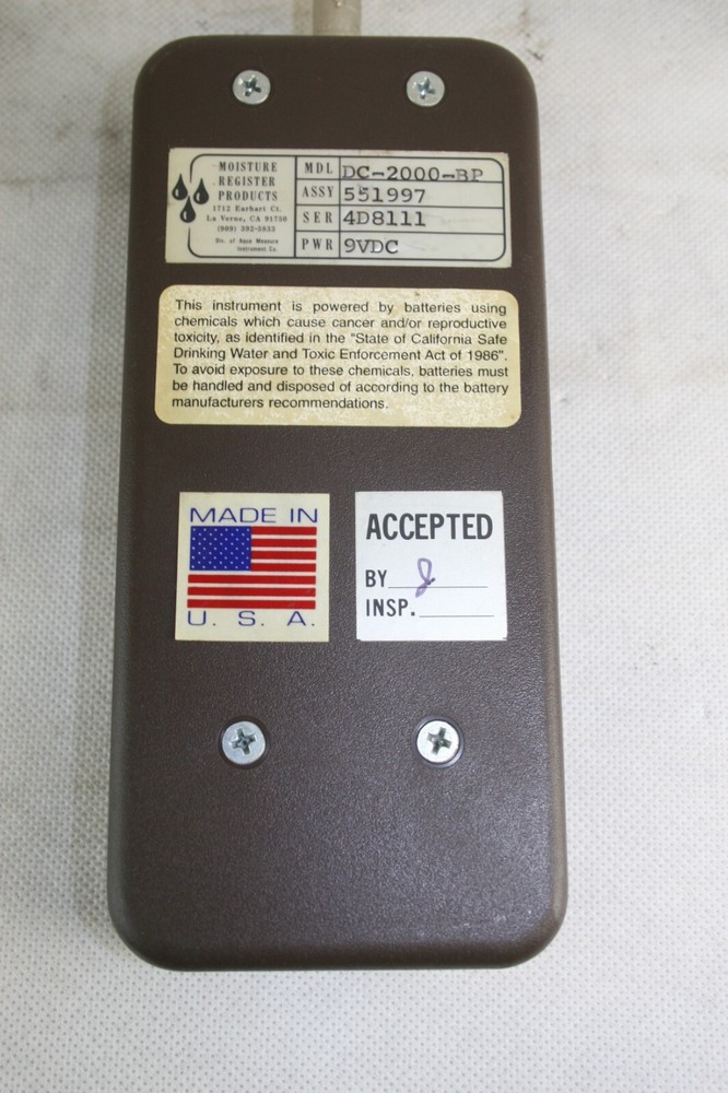 Baled Paper Moisture Meter Model DC-2000-BP