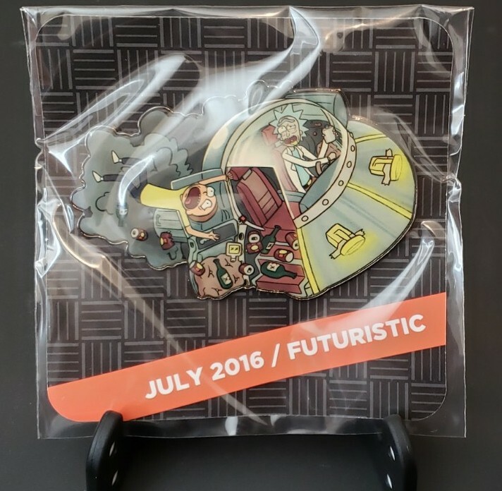Rick and Morty Spaceship Pin