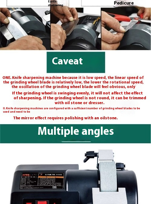 Sharpener Water-cooled Low-speed Knife Sharpener Grinding Wheel Knife Grinder