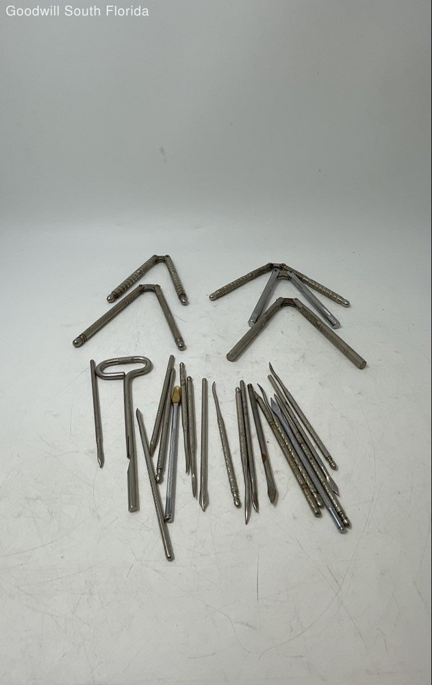 Lot Of Assorted Silver-Tone Mixed Tools Nutcrackers Handheld Tools