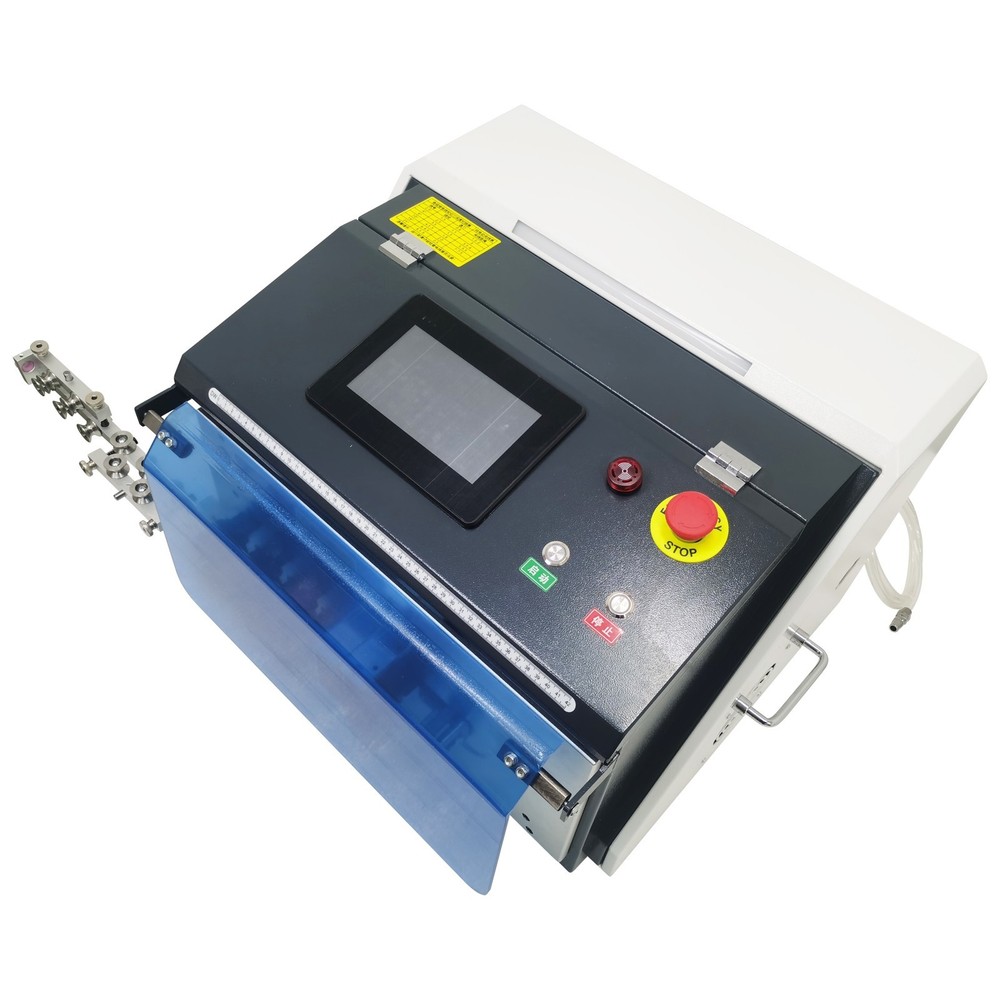 110V 750W Automatic Wire Stripping & Bending Machine 1-16mm² Wire Stripper Touch