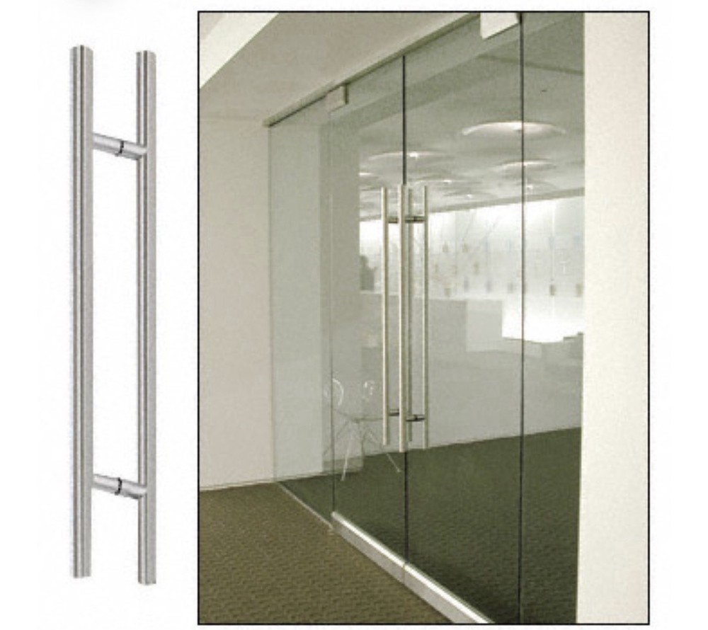 CRL Brushed Stainless 24" Extra Length Ladder Style Back-to-Back Pull
