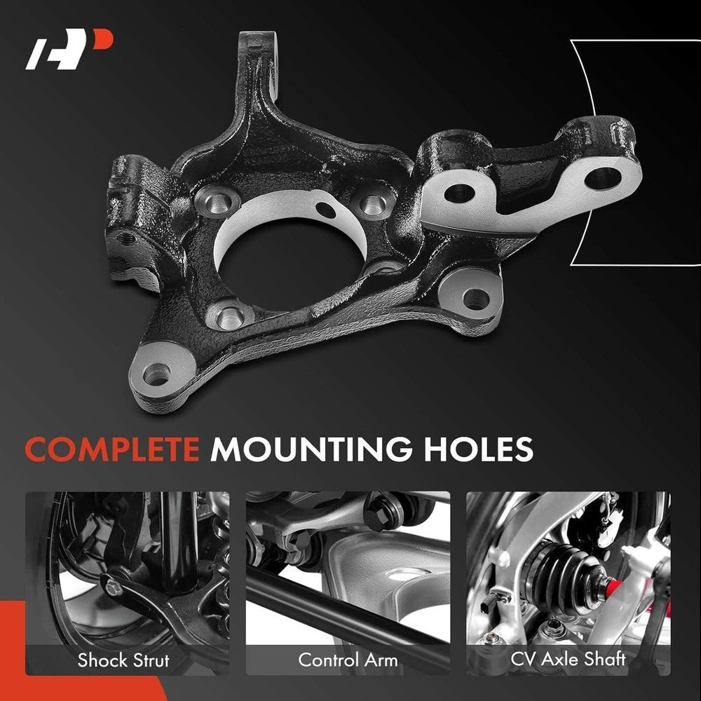 Front Right Suspension Steering Knuckle Compatible with Front Passenger Side