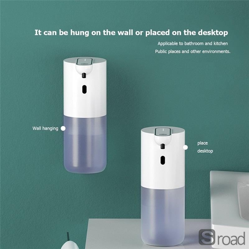 Automatic Foam Soap Dispenser, Touchless Sensor, USB Rechargeable For Bathroom