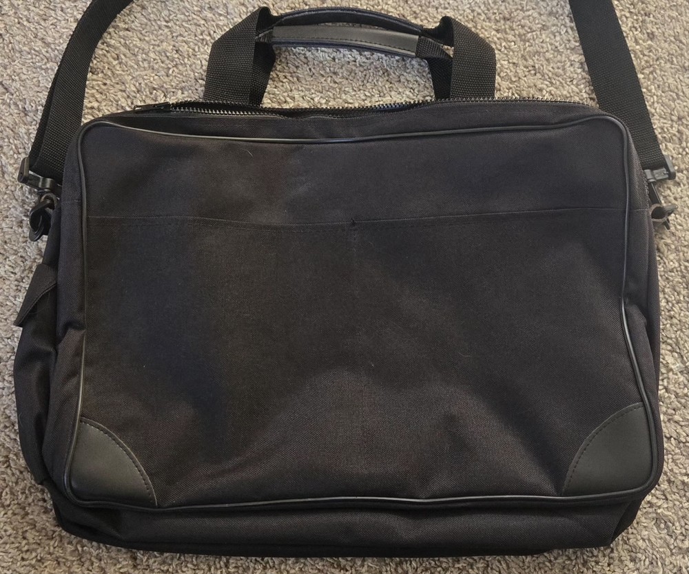 UAW CAP Community Action Program Black Duffel Bag Carrying Case