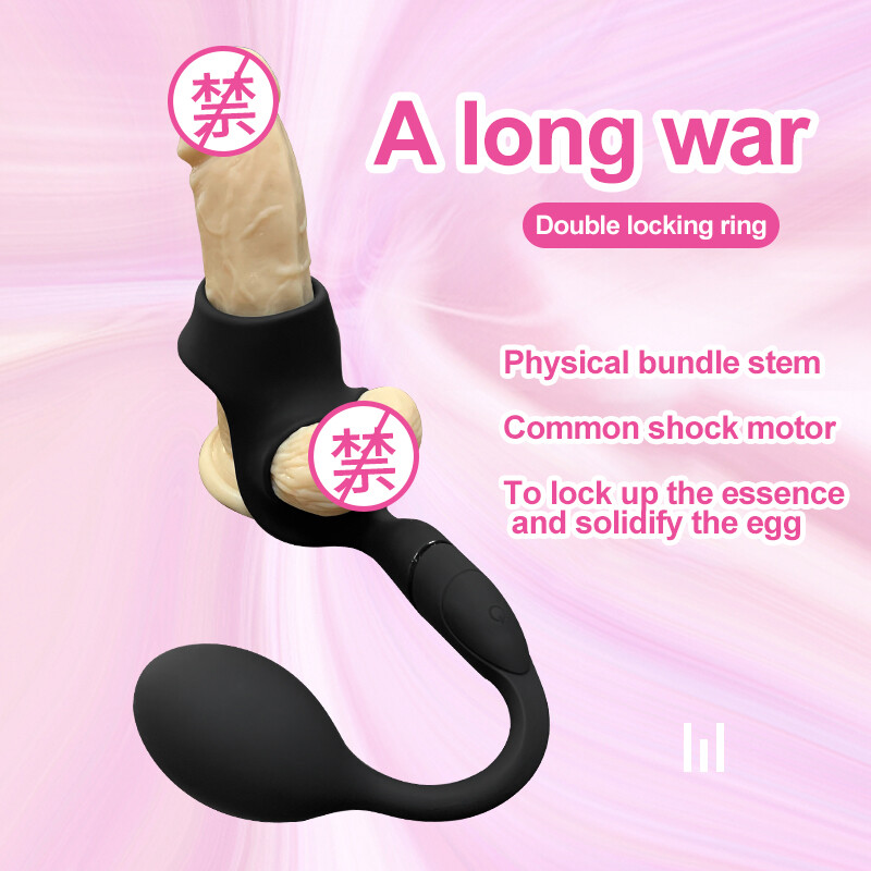 Remote Electric Penis-Stretcher-Sleeve Penis-Enhancer-Ring Men Delay Ejaculation