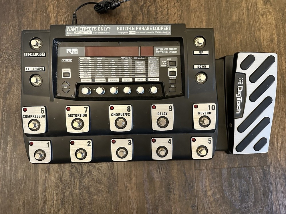 DigiTech RP1000 Multi-Effects Switching System Pedal Guitar Processor Looper