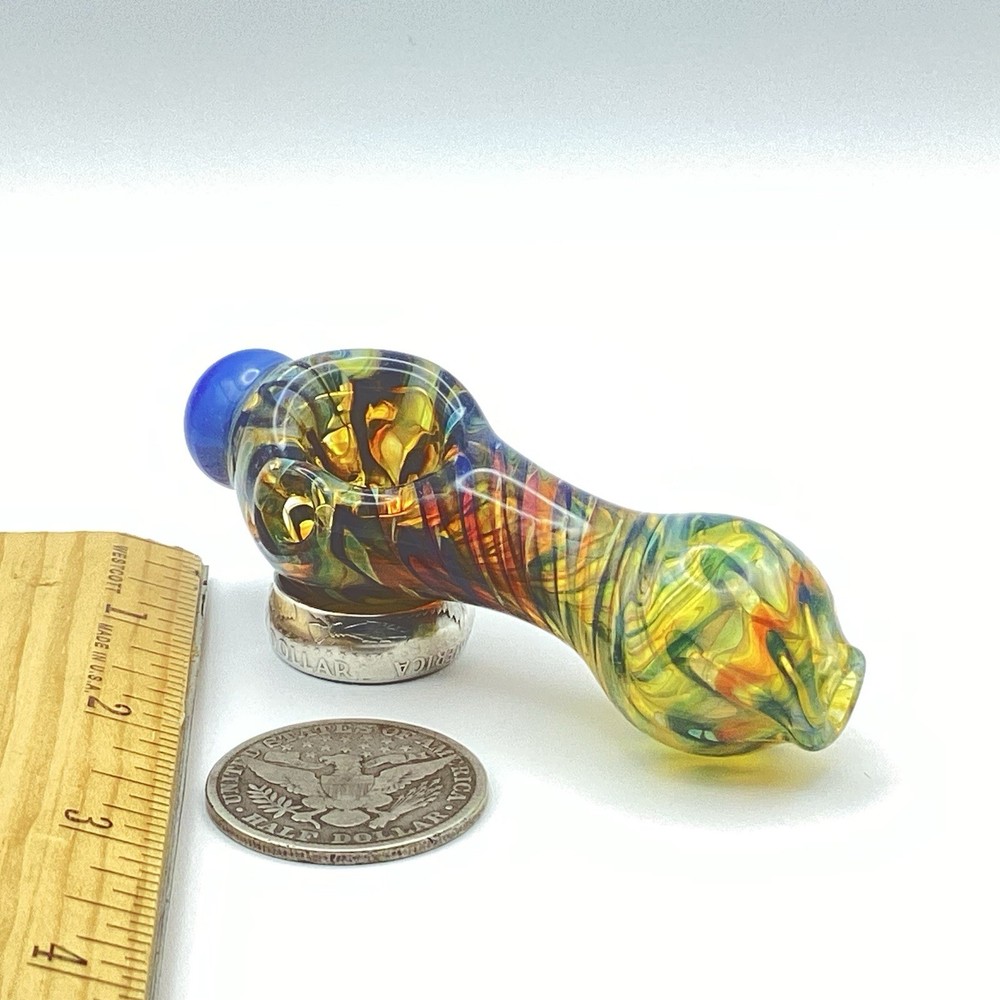 Glass Pipe Borosilicate RamblezMarblez Wrap & Rake