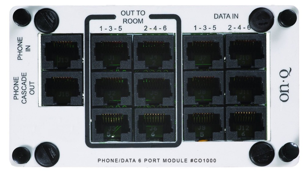 Legrand - OnQ Phone Data Module, Phone Module for Three Way Conference Calling,