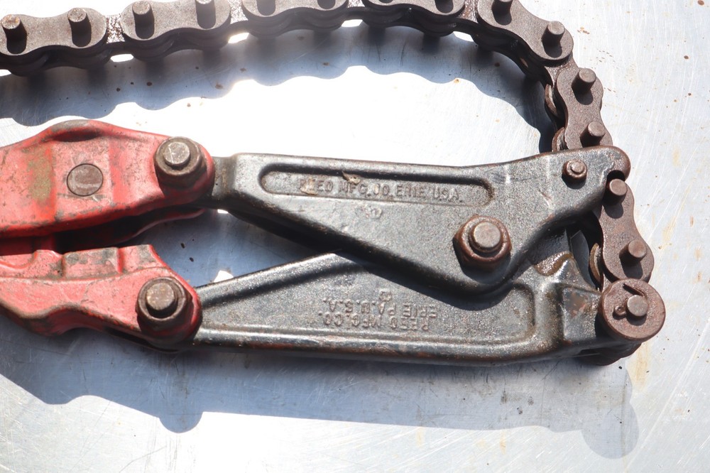 Reed Cast Iron Chain Soil Pipe Cutter Snapper #1