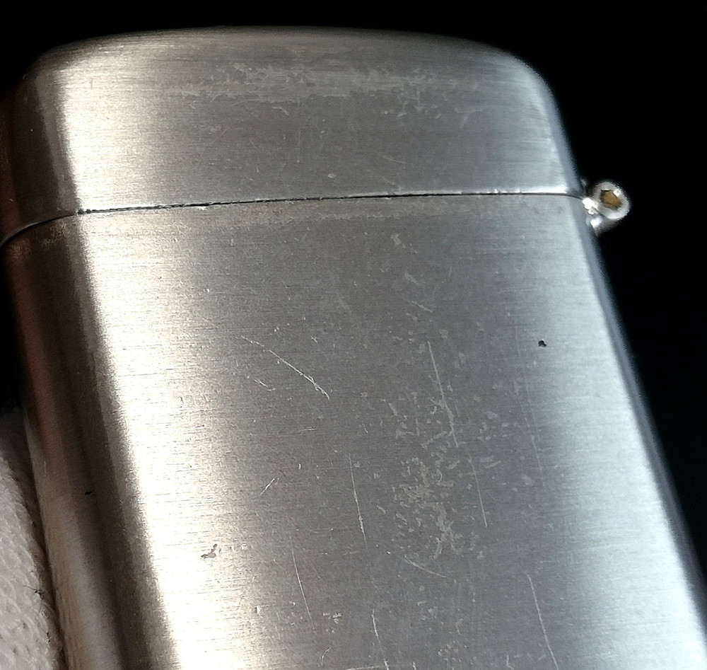 Lucky Strike Metal Match Case. Used