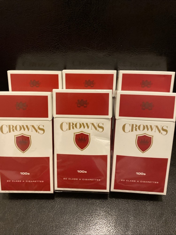Crowns Cigarettes 100’s -  EMTY 8 Boxes, Collectable, Crafts