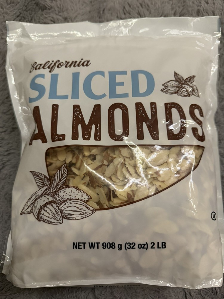 California Sliced Almonds, 2 Pounds