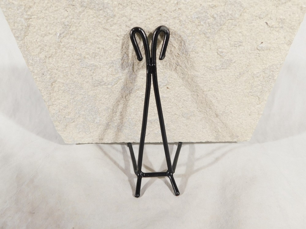 Easel Display Stand with Scroll Design! Black Iron Medium Size