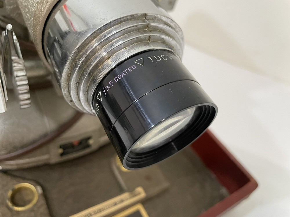 TDC VIVID Selectron ~ Slide Projector Deluxe ~ Model D ~ in Carrying Box ~ WORK