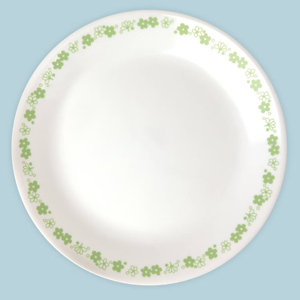 Corelle 16pc Spring Blossom Green Dinnerware Set