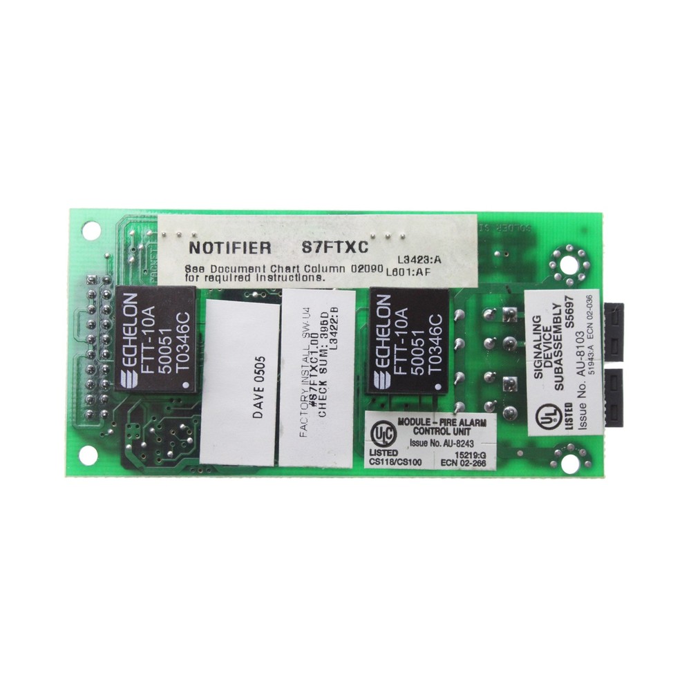 NOTIFIER S7FTXC SMX TRANSCEIVER UNIT CONTROL MODULE CARD