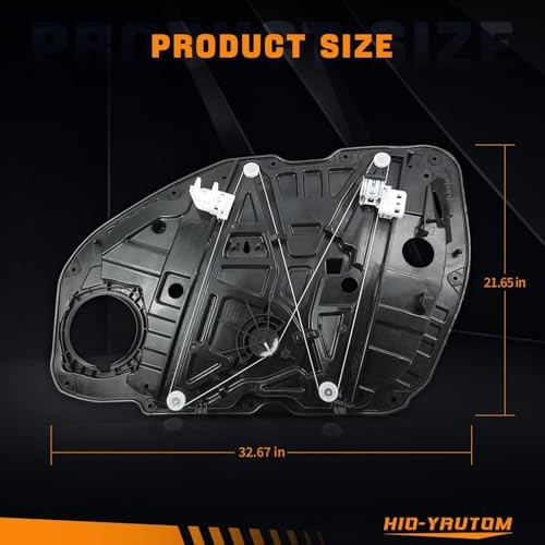 82471-D4000 Front Left Driver Side Power Window Regulator with Panel