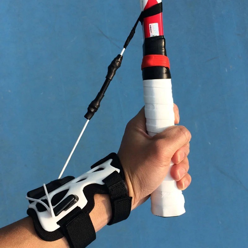 Tennis Ball Machine Practice Training Tool Self-study Toss Trainer Correct Wrist