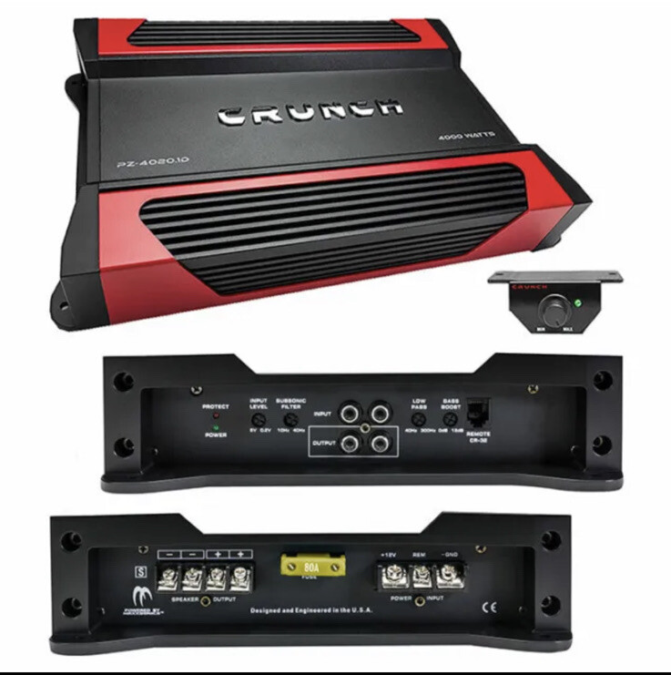 crunch amplifier 4000 Watts