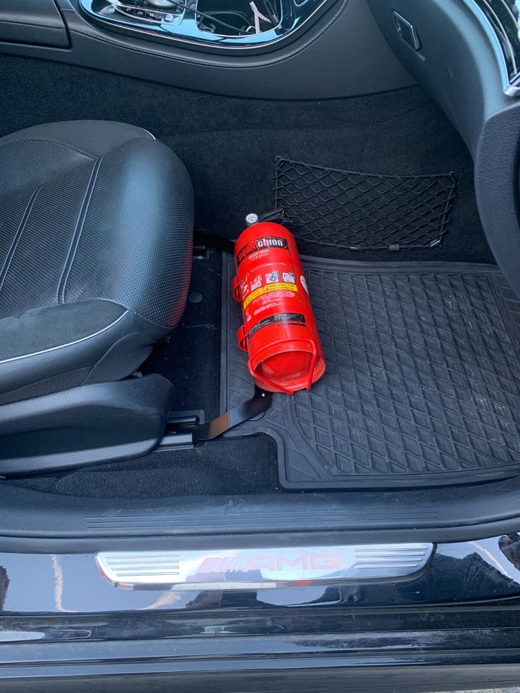 For Mercedes -Benz E class AMG fire extinguisher bracket