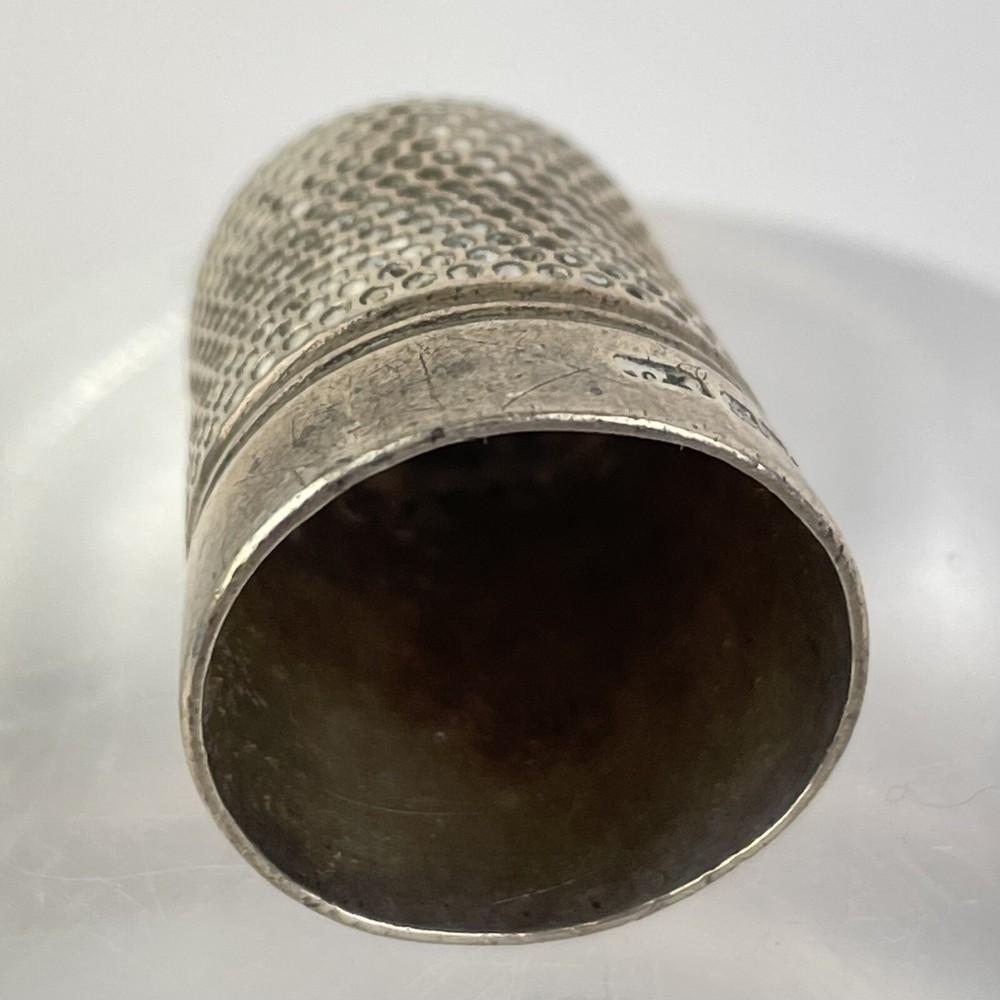 Antique Solid Silver Thimble Size 10 Henry Griffith & Sons Ltd 1921 2.4cm 6.8g