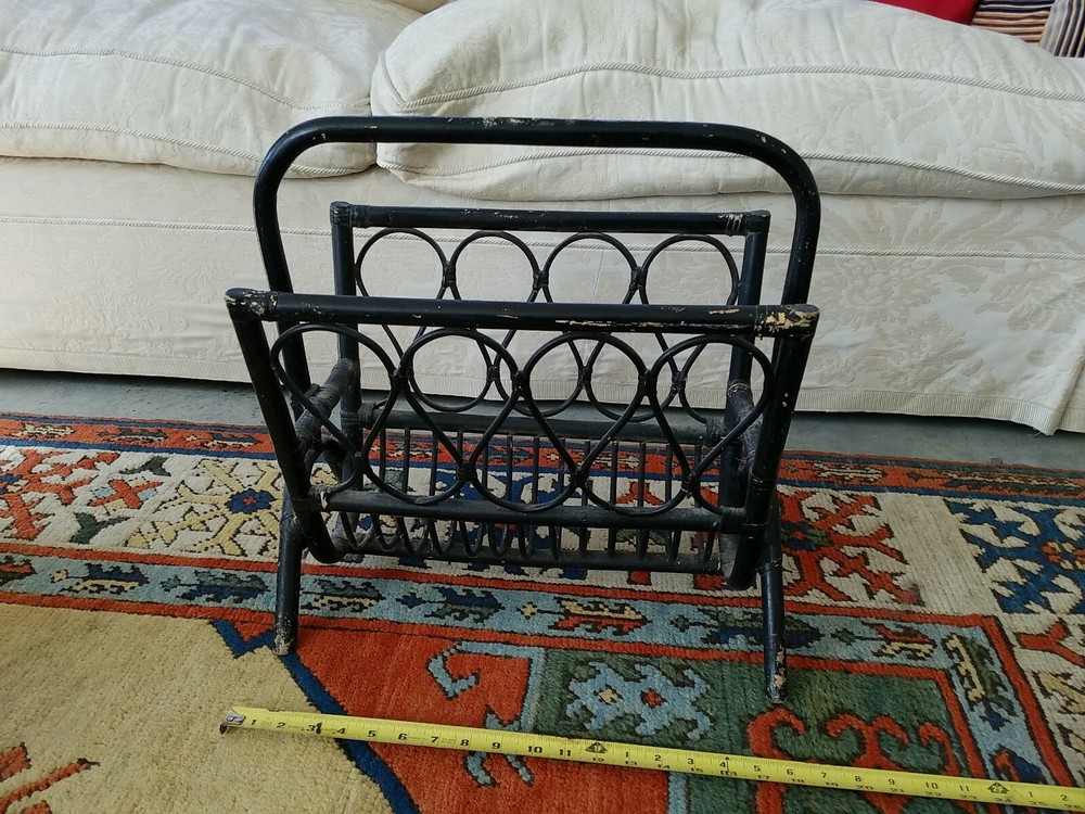 Mcm Bamboo Magazine Rack