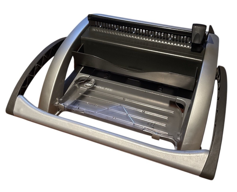 GBC ProClick P200 Document Binding Machine Professional Manual System Tested