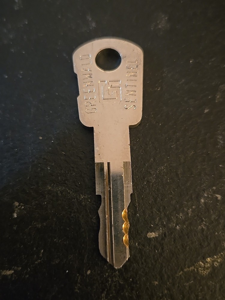 GREENWALD SENTINEL KEY CODED G2185 (3D5)