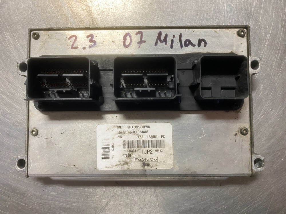 2007-2009 Ford Fusion Ecm 7e5a-12a650-pc Engine Computer Control Module Oem