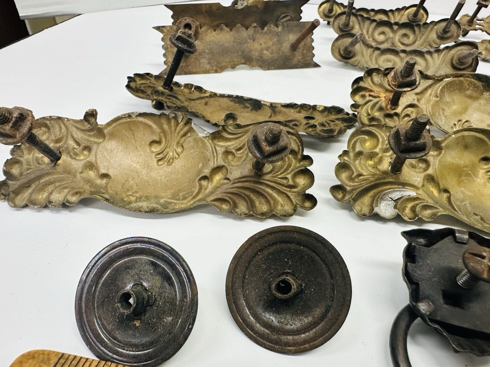 Metal And Brass Handle And Pull Lot