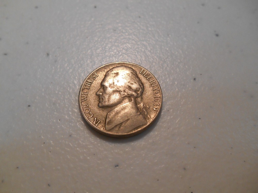 1939S Jefferson Nickel VF