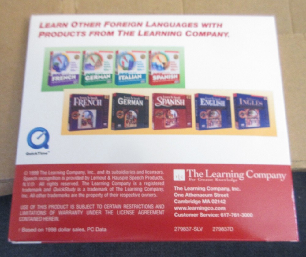 Quick Study Conversational Spanish Learning Company Education 3-CD Set