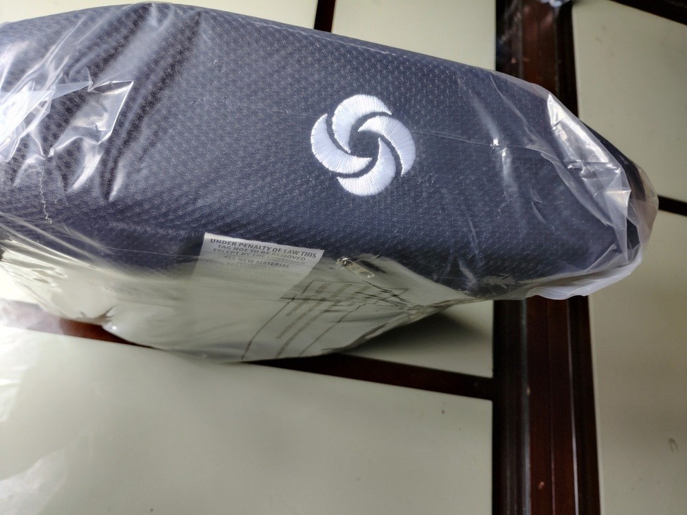 Samsonite Premium Memory Foam Lumbar Back Support Cushion NEW