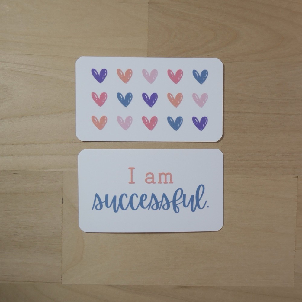 Positive Affirmations 20 Card Deck, Guided Journal Prompts, Mindfulness Practice