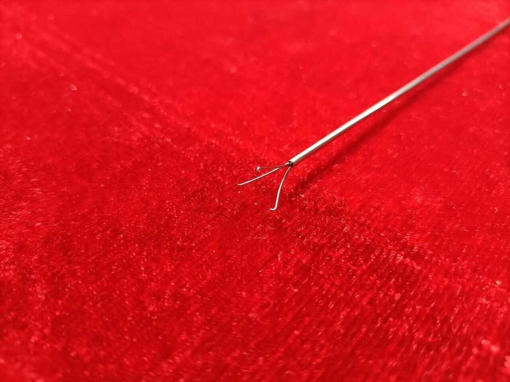 Laparoscopic Urology PCNL Forceps Tripronge Surgical Reusable Instruments - 1pc