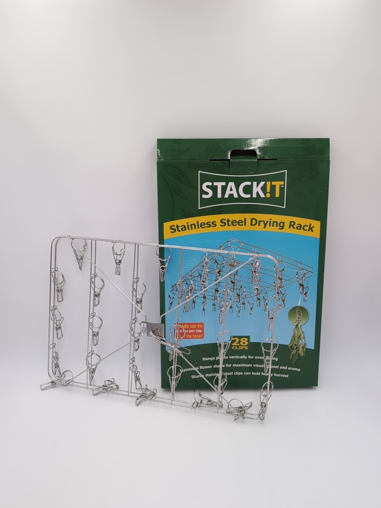 STACK!T 28 Clip Stainless Steel Drying Rack