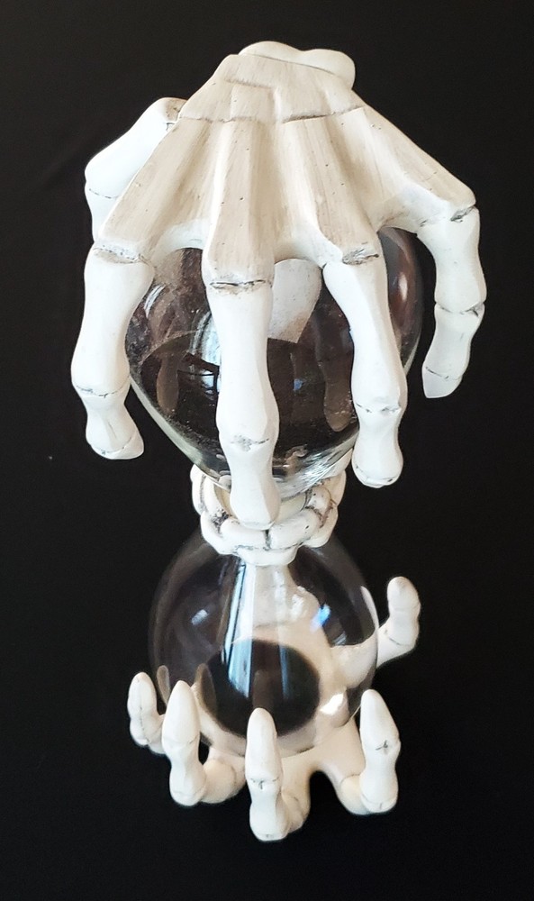 Skeleton Hands Hour Glass Halloween Bones