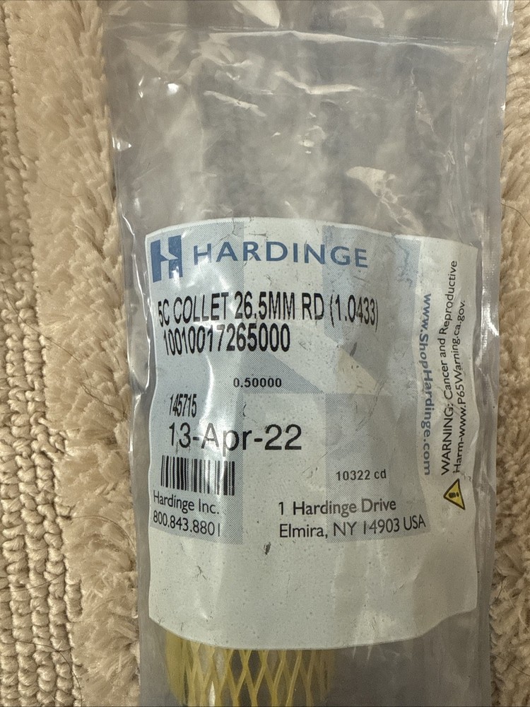 HARDINGE 5C COLLET 26.5MM RD