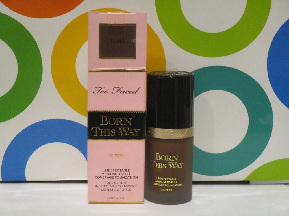 TOO FACED ~ BORN THIS WAY UNDETECTABLE COVERAGE FOUNDATION ~ TRUFFLE ~ 1.0 OZ