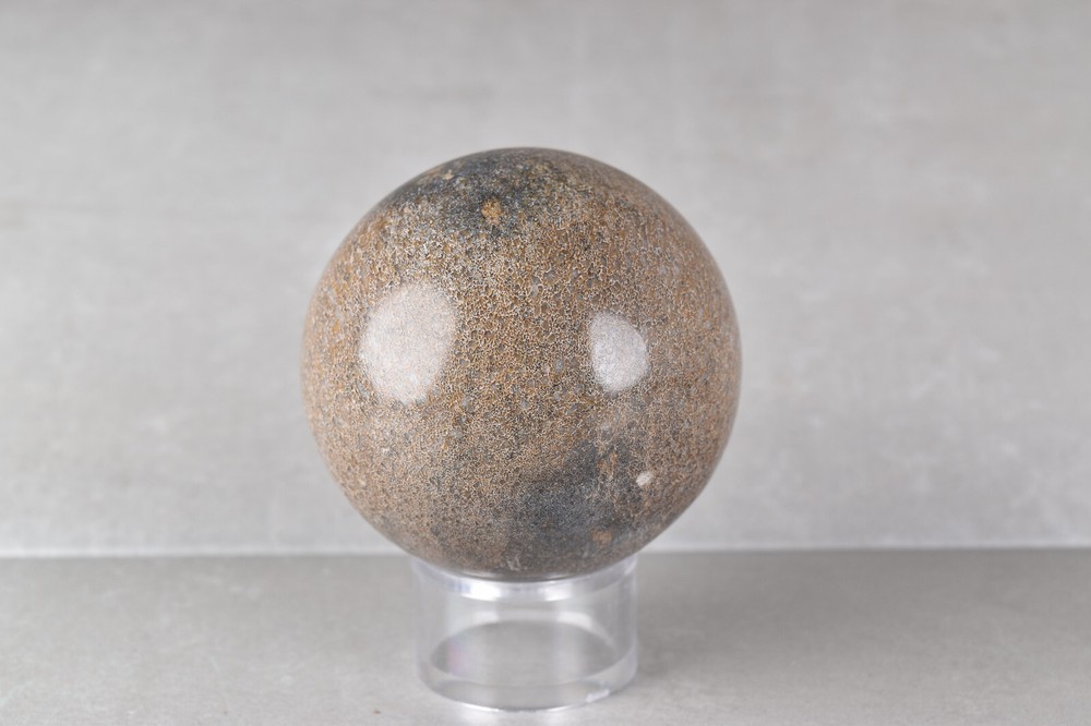 Dinosaur Bone Sphere from Morocco 7.6 cm # 20121