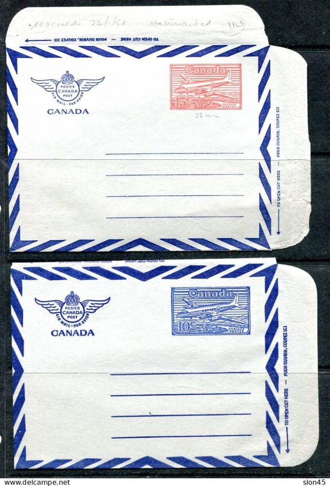 Canada 4 Postal Stationary wrappers Mint 14839