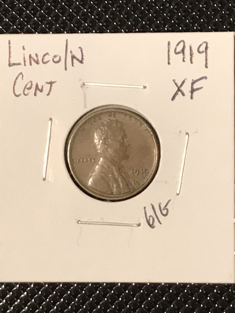 1919 Lincoln Cent XF