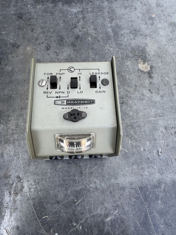 Heathkit Daystrom Model IT-10 Transistor-Diode Checker Untested