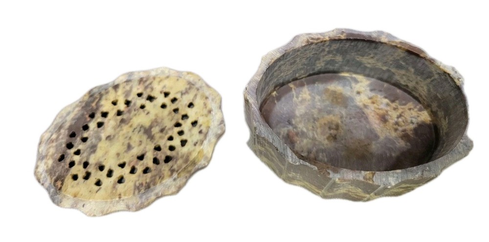 Carved Stone Incense Burner