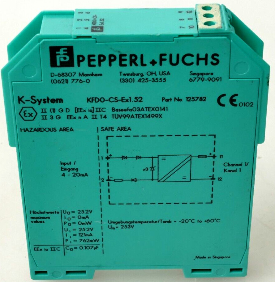 Pepperl + Fuchs Repeater KFD0-CS-Ex1.52 | 125782