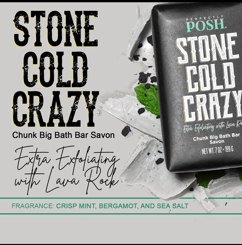 STONE COLD CRAZY CHUNK BIG BATH BAR, NEW & SEALED